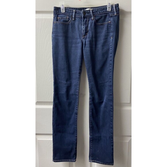 Ambercrombie & Fitch Jeans Womens Size  27 x 28  Blue Skinny Dark  Wash - Picture 6 of 6